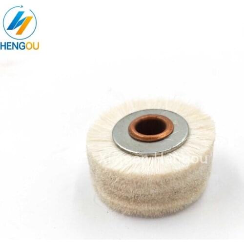 5 Pieces China Piost Free Shipping 25x6mm Komori paper pressure roller wheel brush wheel for Roland Machine