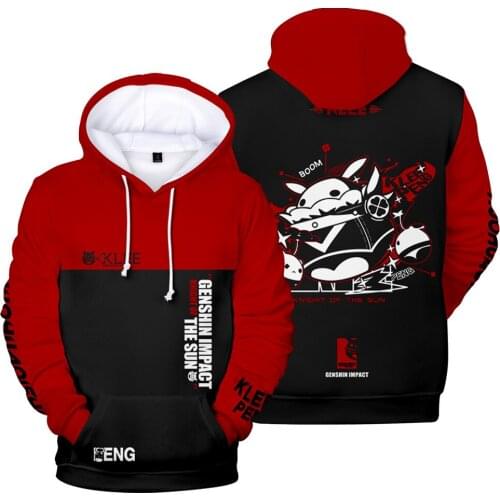 Creative genshin impact 3D Print Hoodies Sweatshirts Casual Sweatshirts Long Sleeve Funny Pullovers Tops Men/Womens hoodie