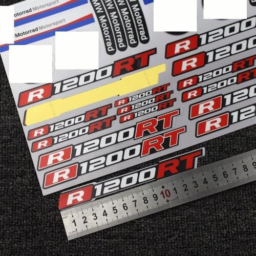 For BMW R1200RT LOGO Sticekr Motorcycle Reflective Stickers Body Helmet Fuel Tank Waterproof Decal