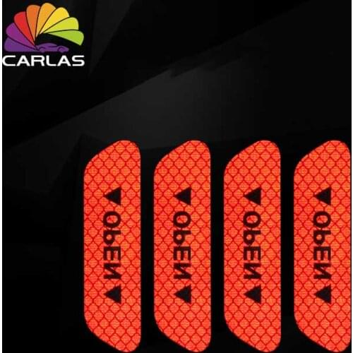 Car Door Open Stickers Warning Mark Reflective Tape For Car Universal High Intensity Reflective Tape For Traffic Signs