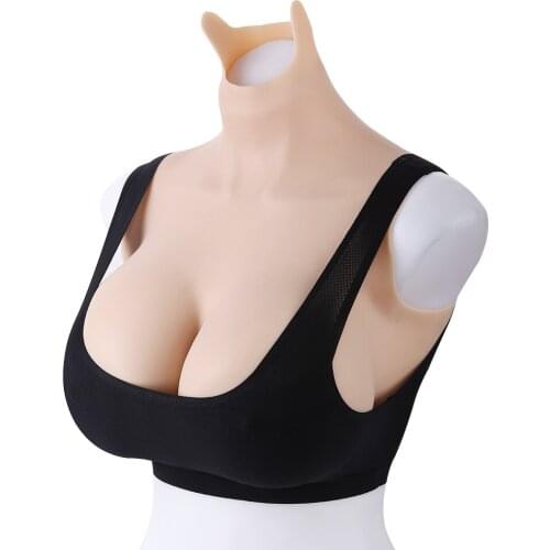 New design G Cup Top Quality Full Bionic Fake Boobs With Nipple Realistic Artificial Silicone Breast Form