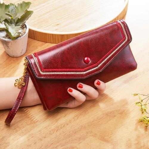 2021 New Womens Wallet separating Purse Zipper Money Bag Lady Clutch Bag Brand Wallet For Women Card Holder carteira feminina