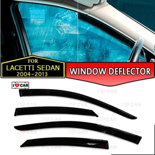 Window deflector for Chevrolet Lacetti Sedan 2004-2013 car window deflector wind guard vent sun rain visor cover styling decor