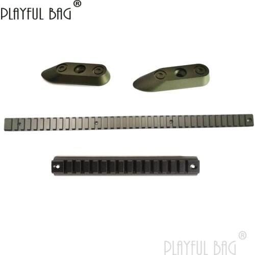 PB Playful bag scar MK17 gel ball gun refitting accessory Tactical Rail Puller bolt CS Game toy equipment DIY CS toys QE60S