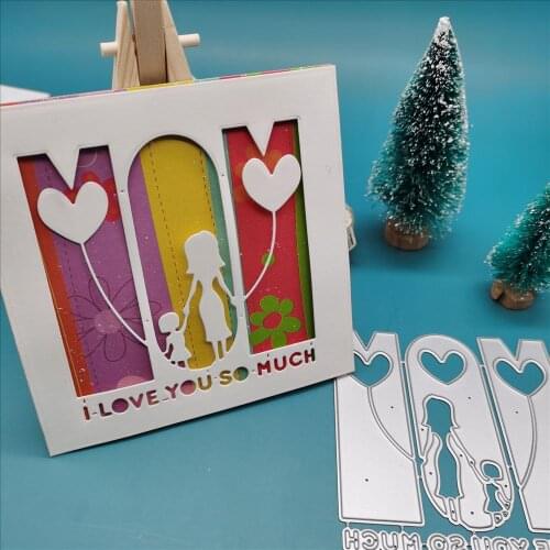 Mothers Day cutting dies for card making and scrapbooking DIY Photo Album Decor Paper Card Making Birthday Gift Craft