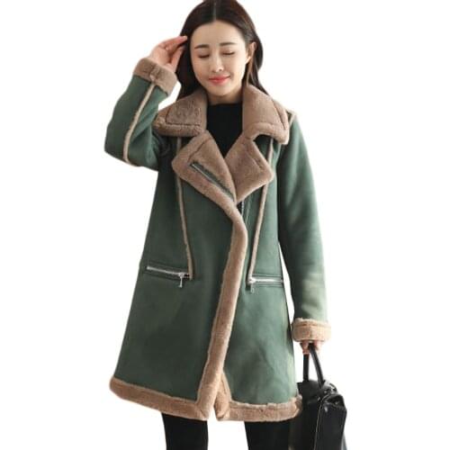 VWBQNZ Women's Suede Jackets
