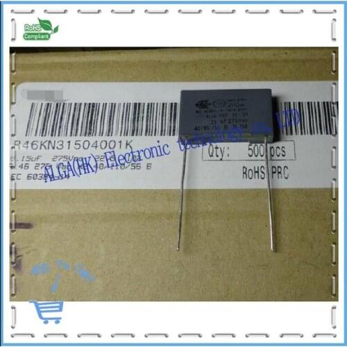 AV R46 X2 MKP safety 0.15 uf membrane capacit nf 154/275 150 vac P = 22.5 mm