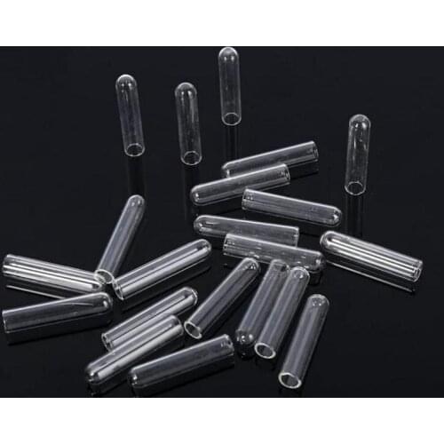 100pcs/lot 6x30mm Mini Clear Glass Fermentation tube, duchenne tube for Teaching/medical/chemical Laboratory experiment