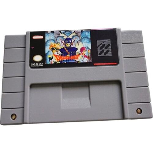 16 Bit game with box for snes game cartridge English language
