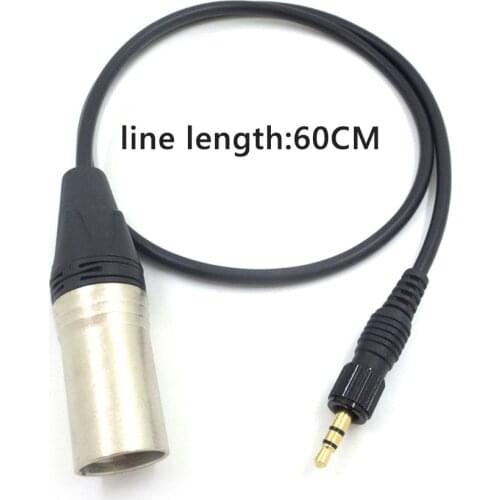 3.5mm Audio Cable Cord Stereo Audio Plug XLR 3 Pin for Sony UWP D11 D21 P03B Microphone Sound Recording