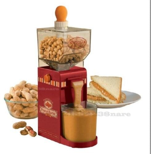220V/120W Household Electric Peanut Butter Machine Small Cooking Grinder Automatic Cereals and Cereals Sesame Paste Refiner