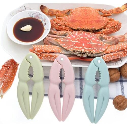 Lobster Crab Cracker Crab Caws Sheller Walnut Nut Clip Sea Food Tool Kitchen Gadgets Pink Blue Green 3 Color Available
