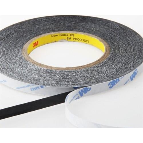 5 Roll 5mm 9448AB Black Double Sided Sticky Tape for Samsung/HTC/iPhone/iPad Phone Tablet Camera TouchScreen LCD Glass