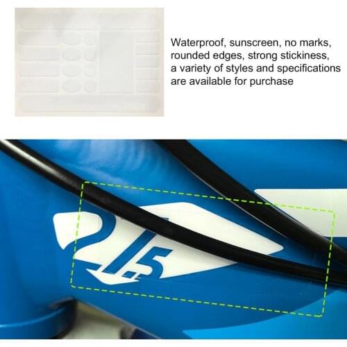 Bicycle Chain Protection Sticker Outdoor Riding Anti-rubbing Anti-scratch Chain Frame Film Decal for Mountain Road Bike