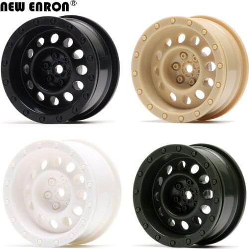 NEW ENRON 4Pcs 1.9inch Plastic 12 Hole Wheel Hub Rim for 1:10 RC Car Crawler Axial SCX10 D90 D110 Tamiya CC01 TRX4 90046 90047