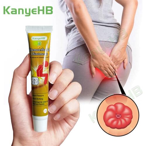 New Arrivals KanyeHB Hemorrhoids Cream Relieve Pain Antibacterial Anal Hemorrhoids Ointment Internal & External Hemorrhoids G003