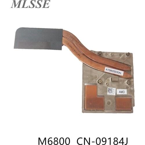 Original For Dell Precision M6800 Fan Cooler Heatsink 09184J 9184J CN-09184J AT0W20030AL Fast Ship