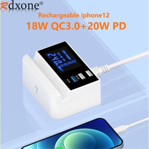 QC3.0 Quick Charge USB Charger Type-c Fast PD 20W Charger Travel Mobile Phone Adapter For iPhone Huawei Xiaomi