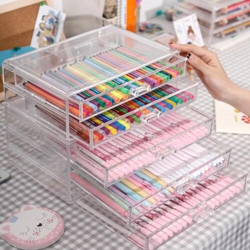 Storage Rack Book Document Pencil Storage Holder Multilayer Expanding Box School Office Stationery Desktop Organizer