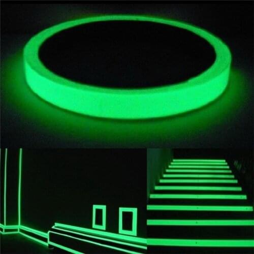 Luminous Tape Self-adhesive Photoluminescent Night Vision Glow In Dark Wall Sticker Safety Warning Stage Decoration Tapes