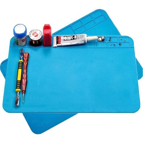 Heat Resistant Soldering Mat Silicone Working Mat Phone Repair Heat Insulation Work Pad Insulator Maintenance Platform