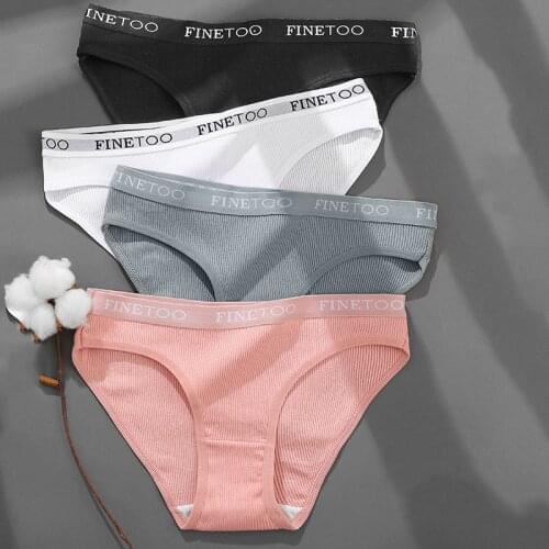 2021 Womens Panties Womens Cotton Briefs Sexy Underwear Woman Pantys Female Underpants Fashion Ladies Lingerie M-XXL