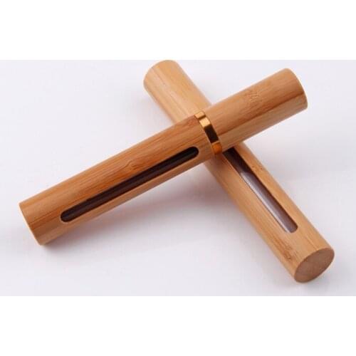 Lilipgloss tube empty 5ml /6ml Bamboo lipgloss tube cosmetic packaging lipgloss tubes wholesale