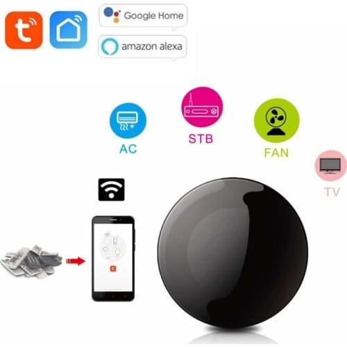 Smart WiFi-IR Remote IR Control Hub Wi-Fi Enabled Infrared Universal Remote Controller For Air Conditioner Tuya Smart Life APP