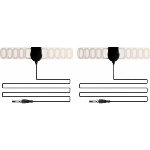 25miles Indoor TV VHF UHF FM 4K 1080P HDTV HD DVB-T2 ATSC HD Thin TV Antenna