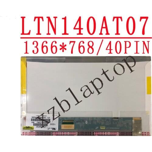 14.0inch lcd matrix LTN140AT07 fit LTN140AT02 LTN140AT16 LTN140AT01 LTN140AT04 LTN140AT22 LP140WH4 HT140WXB Laptop led Screen