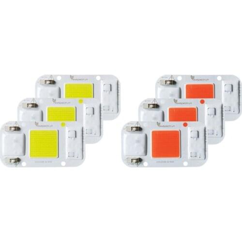 7540 AC LED COB Module Chip AC110V 120V 50W No Need Driver For DIY Grow Light Full Spectrum 380-780nm Plant Seedling Flower