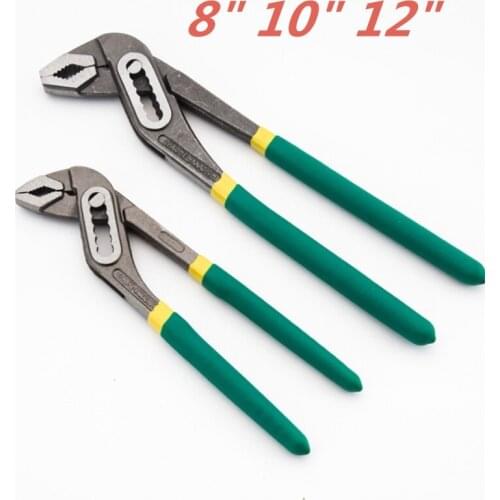 8" 10" 12" Water Pump Pliers multifunctional plier Quick-Release Straight Jaw Groove Joint Pliers Plumbing Pliers