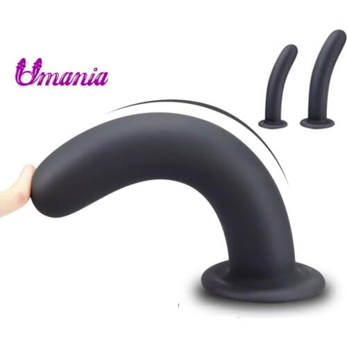 Anal Plugs Smooth Dildo Prostate Butt Plug Feman Masturbation Suction Cup Artificial Penis Sex Toys for Woman Man Sex Products