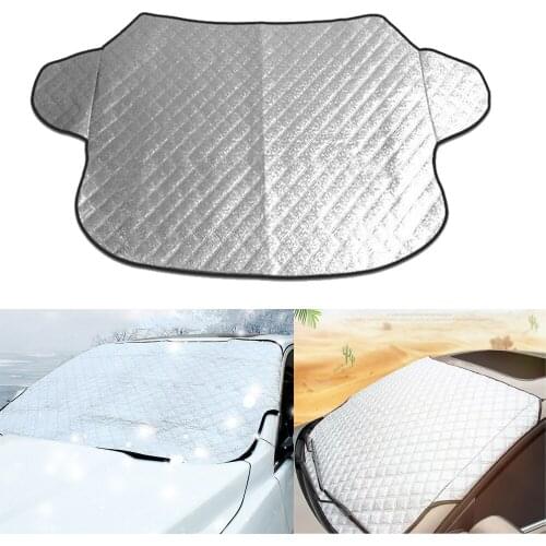 Car Snow Cover Sun Shade Windshield Outdoor Waterproof Anti Snow Ice Auto Protector Winter Windscreen Cove Shield