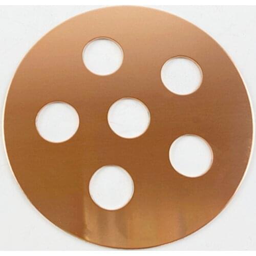 Free Shipping 4" OD102mm Copper Plate For Bubble Caps. ,Premium Quality And Sanitary