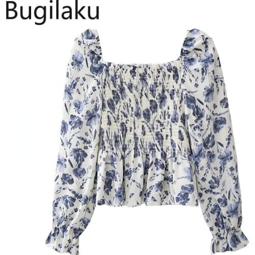 Bugilaku Womens Chiffon Blouses