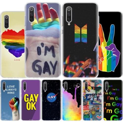 Gay Lesbian Rainbow Pride Cover Phone Case For Xiaomi Redmi Note 10 9 9S 8T 8 7 6 5 9A 6A 7A 8A 9C K20 S2 Pro Luxury Soft Coque