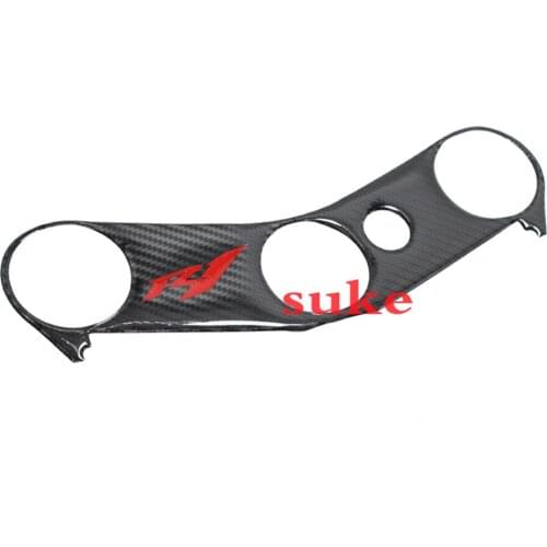 Carbon Fiber Pattern Top Triple Clamp Yoke Motorcycle R1 Sticker case for YAMAHA YZF1000 R1 2004- 2008