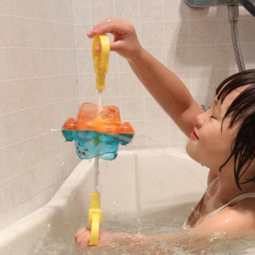 Baby Bath Toys Octopus Fountain Water Spraying Shower Kids Water Toys Fun Children Bathroom JugueteBaby Bathing Toys BA60MY