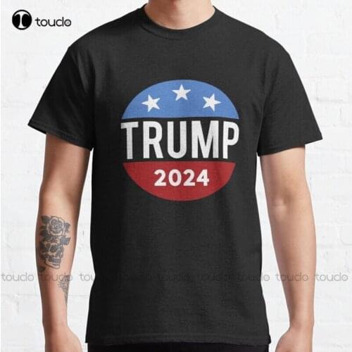 New Trump 2024 For President Donald Jr. Maga Election Republican T-Shirt Classic T-Shirt Cotton Tee Shirt
