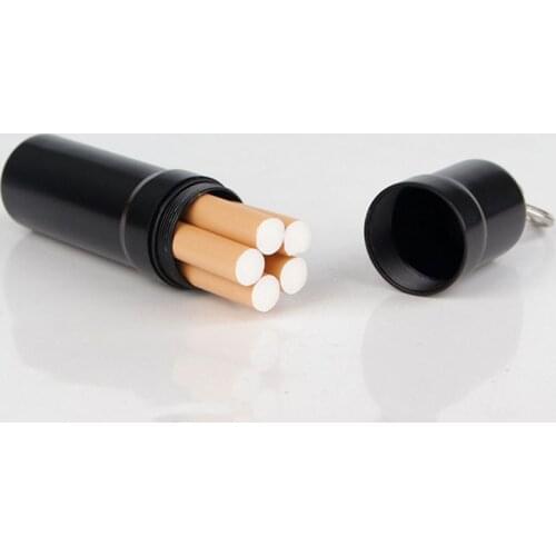 Creative Cigarette Case Portable Waterproof (5 pcs capacity ) Mini Box Cigarette Aluminum alloy Small Box Men’s gift