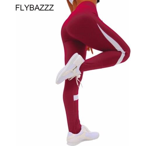 New High Elastic Fitness Sport Leggings Tights Slim Running Sportswear Sports Pants Women Yoga Pants Quick Drying Train Trousers