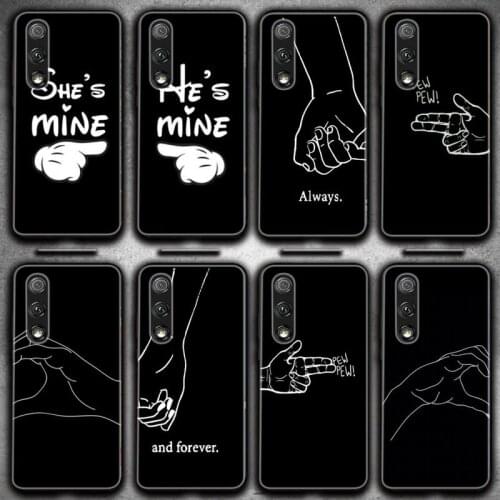 Couple Lovers Heart Phone Case For Huawei P20 30 40 Pro Mate 20 30 40 Pro Honor 9x 10 30lite Y62019