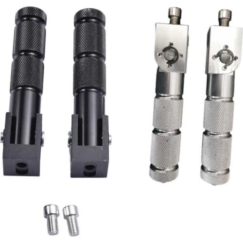 8mm Motorcycles Pedals Aluminum Alloy Folded Footrest CNC Anti-Skid Rebound Footpeg For Motorcycles Accessories Universal