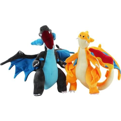 TAKARA TOMY 26cm Pokemon Plush MEGAXY Charizard Plush toys gift for children