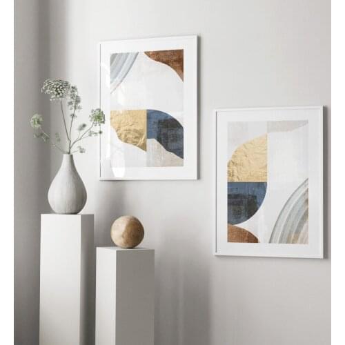 Nordic Modern Abstract Geometry Art Wall Art Print Paper Painting Nordic Posters And Prints Wall Pictures For Living Room