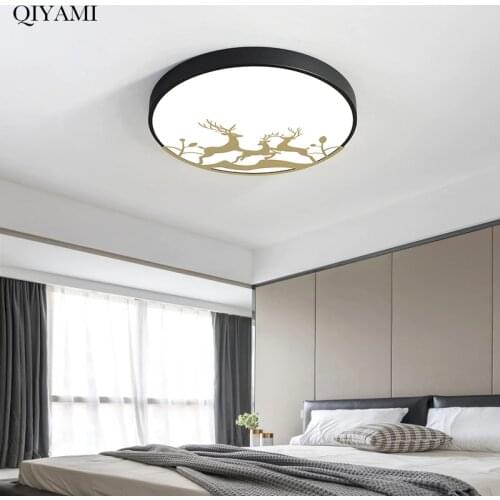 Modern Round LED Ceiling Lights Home Decoration For Bedroom Corridor Living Room Indoor Lighting Luster Fixture Lamps AC 90-260V