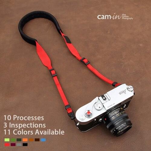 Cam-in 1871-1881 Universal Camera Strap Neck Shoulder Carring Belt 11 colors available Made of nylon cowskin 82~104cm length