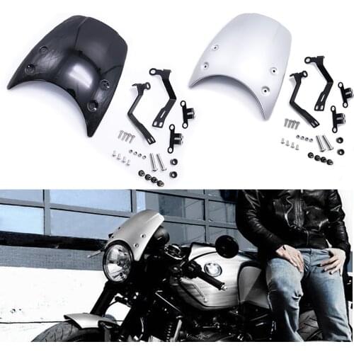 Motorcycle Windshield Windscreen For BMW R nine T 2014-2019 Universal Motorcycle Parts Wind Deflector Windshield