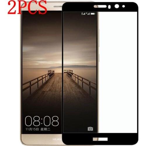 2PCS Full Cover Tempered Glass For Huawei Mate 9 Screen Protector protective film For Huawei Mate 9 glass